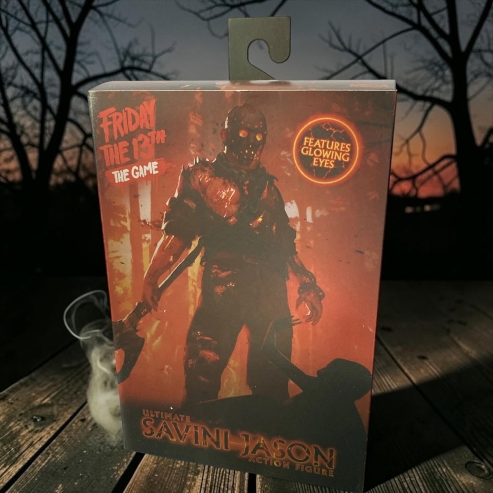 NECA Friday the 13th The Game Ultimate Savini Jason Action Figure Glowing Eyes